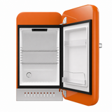 Elektromarla Retro Minibar Mini Buzdolabı Turuncu