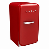 Elektromarla Retro Minibar Mini Buzdolabı Kırmızı