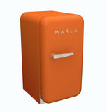 Elektromarla Retro Minibar Mini Buzdolabı Turuncu