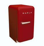 Elektromarla Retro Minibar Mini Buzdolabı Kırmızı