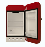Elektromarla Retro Minibar Mini Buzdolabı Kırmızı