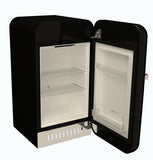 Elektromarla Retro Minibar Mini Buzdolabı Siyah