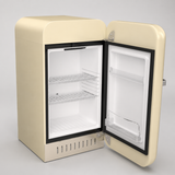 Elektromarla Retro Minibar Mini Buzdolabı Bej