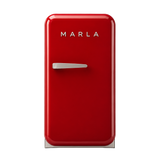 Elektromarla Retro Minibar Mini Buzdolabı Kırmızı